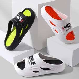 Zapatillas de PVC antideslizantes a la moda para <span class=keywords><strong>hombre</strong></span>, <span class=keywords><strong>sandalias</strong></span> de <span class=keywords><strong>baño</strong></span> informales de verano para el <span class=keywords><strong>baño</strong></span>, de talla grande, para interiores, invierno, exteriores - Product Image 4