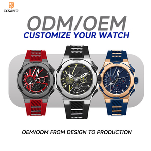 นาฬิกาข้อมือผู้ชาย OEM/ODM ปฏิทิน โครโนกราฟ กันน้ำ เรืองแสง แฟชั่น สายซิลิโคน กันน้ำ ควอตซ์ - Product Image 1