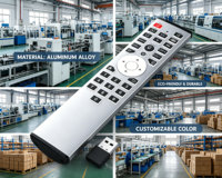 Boîtier en alliage d'aluminium de qualité supérieure JCXK RCT1033 Télécommande 2.4G pour récepteur USB sans fil Portée 20m OEM ODM Direct Usine