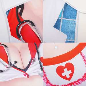 Grembiule da Cucina Sexy con Stampa Infermiera per Adulti, Fornito dal Produttore - Product Image 4