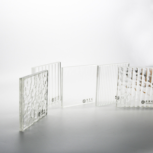 Fusionado en relieve <span class=keywords><strong>3D</strong></span> Vidrio Decorativo Floral Imagen Diseño Patrón Vidrieras Vidrio Fundido - Product Image 5