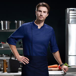 Giacca <span class=keywords><strong>da</strong></span> <span class=keywords><strong>Chef</strong></span> per Ristorante, Uniforme <span class=keywords><strong>da</strong></span> Cucina, Giacca <span class=keywords><strong>da</strong></span> Cuoco Doppiopetto per <span class=keywords><strong>Uomo</strong></span>, Uniforme per Hotel - Product Image 4