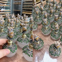 Botol Parfum Logam Owl 40ml Berpatent, Botol Kaca Kosong untuk Minyak Atsiri/Attar, Botol Isi Ulang, Dekorasi Rumah, Outlet Pabrik # 81150