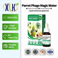 Gouttes liquides probiotiques bactériophages pour perroquets et oiseaux, soutien immunitaire du système digestif, soin à base de miel, 30 ml