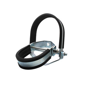 Abrazadera de tubo en forma de U, de acero con acabado en zinc, para una sola pieza, para la industria general, tamaño métrico - Product Image 1
