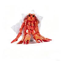 Figura de Animal Caracol Ermitaño Impresa en 3D de Alta Calidad, Modelo Articulado Desmontable de PLA, Juguete para Mayores de 12 Años, Unisex, Venta al Por Mayor