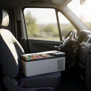 Réfrigérateur portable pour voiture 16 Qt, refroidisseur à compresseur électrique 12V DC 110-240V AC, contrôle par application, plage de refroidissement de -4F à 68F pour camion - Product Image 2