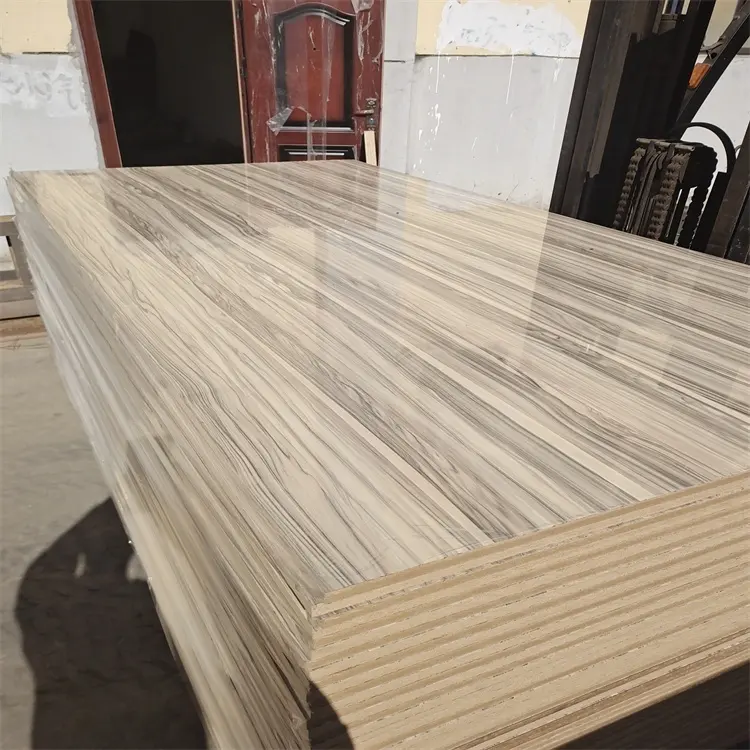 Độ bóng cao fibreboards tấm gỗ UV MDF 4x8 12mm 15mm 18mm cho đồ nội thất UV MDF