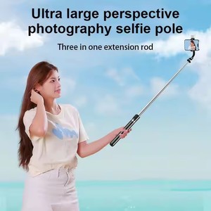 China <span class=keywords><strong>Mejor</strong></span> Venta Plegable Tws Blue Tooth R1Sl 170Cm Long Choice Fill Light <span class=keywords><strong>Selfie</strong></span> Stick para Phone Live - Product Image 3