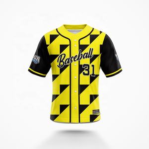 Benutzer definierte Sublimation Baseball Shirts Jersey Team Blank Herren Uniform - Product Image 3