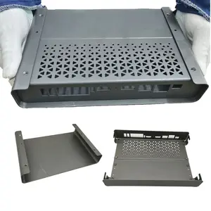 Sheet Metal Box Fabrication 19Inch 1U 2U 3U 4U Rack Mount Atx Servers Case Chassis Storage Enclosure