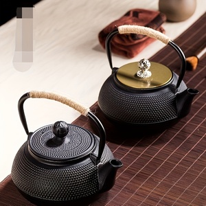 Théière en Fonte Émaillée de Style Japonais Classique avec Infuseur en Acier Inoxydable Amovible pour Services à Thé et Café - Product Image 2
