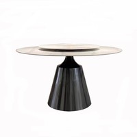 Table à manger ovale multifonctionnelle écologique, design italien, éléments robustes, plateau en ardoise moderne, meubles de maison en métal