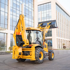 Hengwang 4x4 backhoe Earth-Moving เครื่องจักรรถตักดินเครื่องยนต์ดีเซลรถตักดินขนาดเล็กรถตักดิน - Product Image 2