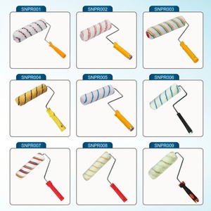 2025 Nhà Máy Thiết Kế Mới Biểu Tượng Tùy Chỉnh Nhà Sơn Màu Vàng Xử Lý Con Lăn Bàn Chải Sơn Con Lăn Cho Tường Và Trần Nhà - Product Image 5