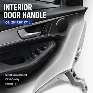 Poignée de porte intérieure de remplacement 2047201171 2047201763 2047202763 Poignée de porte intérieure côté conducteur gauche pour Mercedes Benz - Product Image 1