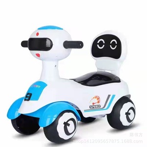 Ride On Car For Kids 4 Wheels Anti Tipping Plastic Toy Vehicle With Music Lights Age 1 3 Years - Product Image 2