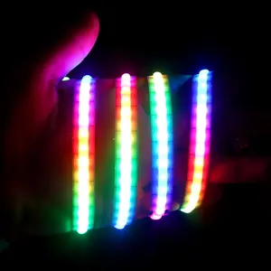 WS2812/SK6812 Dream color flexible cob led strip RGB Addressiable Full color led programmable rgb rope strip light