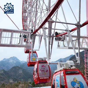 Rueda de La Fortuna gigante de 30m-160m del fabricante profesional para el parque de atracciones Paseos de acero al aire libre Venta de noria popular - Product Image 4