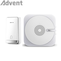 Sonnette de porte sans fil intelligente, 32 sonneries, sonnette de porte sans batterie, auto-alimentée, sonnette de porte sans fil pour la maison