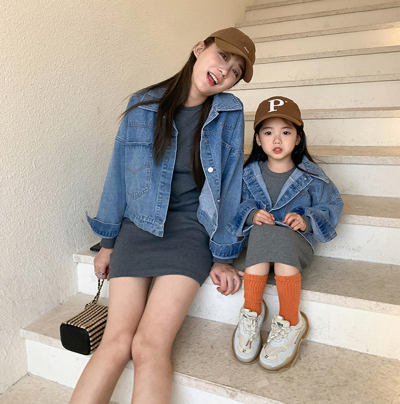 Jean Jacket Mother Daughter Matching Jackets Matching Outfits