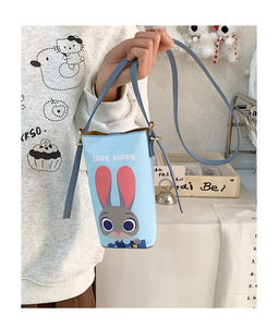 Sac Seau Cartoon Créatif Tendance pour Enfants, Sac Bandoulière en PU, Mignon Sac <span class=keywords><strong>de</strong></span> Téléphone Anime, Sac à l'Épaule Unique - Product Image 3