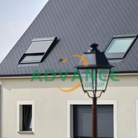 Stores à enroulement électriques modernes en aluminium sur mesure pour fenêtres Velux, volets de toit, prix usine avantageux pour villas