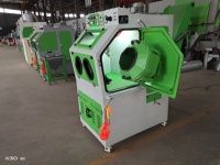 Sableuse à tambour automatique certifiée CE, machine de sablage à panier à rouleaux rotatifs automatisée pour boulons ressorts écrous