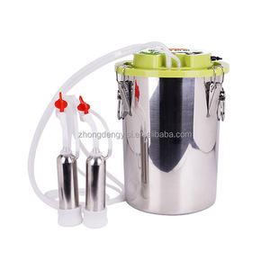 Nouvelle machine à traire à chargement pulsé en acier inoxydable de grande capacité (8L, 12L, 16L) pour bovins et ovins - Product Image 1