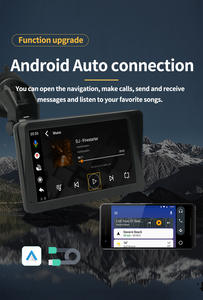 Écran MP5 CarPlay de <span class=keywords><strong>7</strong></span> <span class=keywords><strong>pouces</strong></span> portable pour tableau de bord de voiture avec transmission FM, intégration CarPlay et Android Auto - Product Image 4