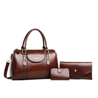 Nouveaux sacs de luxe pour femmes, sacs à main 3 pièces, grande capacité, sac bandoulière, sac à main pour femme, sac en cuir PU, sacs fourre-tout décontractés personnalisés