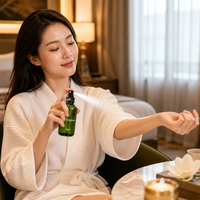 Bouteille pulvérisateur à fine brume en plastique PET Boston bleu ambre vert 50ml 80ml 100ml, flacons cosmétiques vides rechargeables pour le voyage