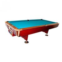 Table de billard pleine grandeur standard 8 pieds/9 pieds en bois massif avec un ensemble complet d'équipements personnalisable
