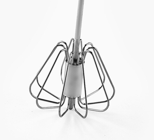 Batidora de Huevos Semiautomática de Acero Inoxidable Ecológica y Fácil de Usar, Batidora Giratoria Tipo Prensa - Product Image 6