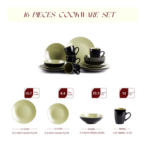 Semtember Promotion Round Kitchen Plates Set Coffee Mug Elegant Clean Easy Fancy Design <b>Dinnerware</b> Set Fesstival Celebrate for 4 - Product Image 6