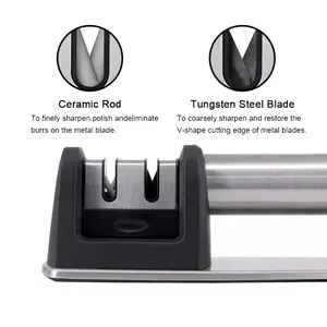 Knife Sharpener Manual Hot Sale Manual 2 Stage Knife Sharpener