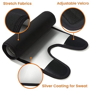 Faja Reductora de Piernas con Efecto Sauna, Calentador de Muslos, Cinturón Moldeador de Piernas, Envolturas Quemagrasas, Cinturón de Compresión de Neopreno Térmico - Product Image 4