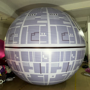 Fabricante tamaño personalizado exposición evento decoración Pvc helio inflable estrella de <span class=keywords><strong>la</strong></span> muerte globo - Product Image 3