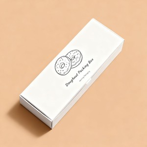 Tái Sử Dụng Giấy Tráng Không Thấm Mỡ Hộp Cookie Có Thể Gập Lại Biểu Tượng Tùy Chỉnh Donut Bánh Hộp - Product Image 3