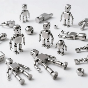 <strong>High</strong> <strong>Precision</strong> 5 Axis CNC Machining Robot Accessories Milling Stainless Steel Aluminum Titanium <strong>Parts</strong> OEM Free Sample Wire EDM - Product Image 1