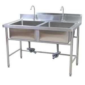 高品质1500*700 * 800毫米不锈钢水盆水龙头厨房水槽