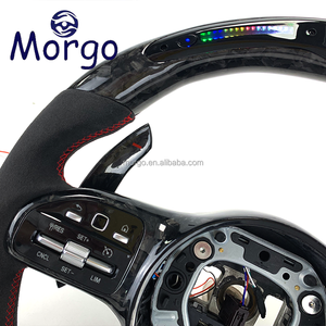 Volante Deportivo Personalizado de Fibra de Carbono Forjado con LED para W204 W205 W211 W212 W213 Todas las Series, Estilo Racing Mejorado - Product Image 4