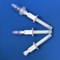 Aiguilles de transfert jetables en plastique, embout femelle Luer Lock