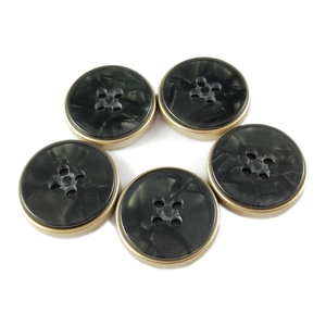 Chất Lượng Cao Mrt 4-Lỗ Nhựa Nhựa Vòng Phẳng Ưa Thích Nút Cho Phụ Nữ Của Áo Khoác Thiết Kế Mới Mạ Kỹ Thuật Làm Sạch Khô - Product Image 5