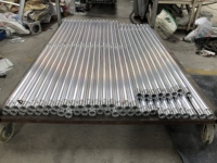 Poteau de treillis droit en alliage d'aluminium pour éclairage de scène, 1000 mm, pièces d'assemblage, tube de treillis à embout unique