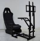 Simulateur de course de jeu Cockpit de course Sim Racing Cockpit Race Car Driving Simulator Racing Seat Gaming Cockpit