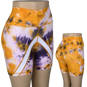 Blaze Fight Wear - Leggings de yoga de cintura alta con efecto push-up, elásticos en cuatro direcciones, personalizados, color rosa intenso, para fitness, estilo ciclista, con cintura elástica - Product Image 1
