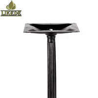 Pied de table en fonte antique européen, robuste, en métal, pour restaurant, café, mobilier