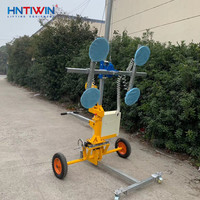 Chariot de levage sous vide manuel mobile en verre certifié CE, 200kg 300kg 400kg