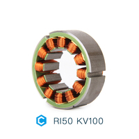 Motor BLDC sin marco CubeMars RI50 KV100, 1.67 Nm de alto torque, 0.01 °   Precisión para Robots Humanoides con IA, Exoesqueletos y Brazos Cobot